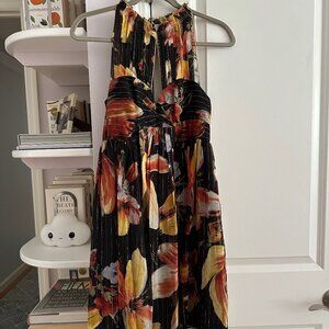 Anna Sui for Anthropologie Silk Nagia Iris Dress - EUC Size 0